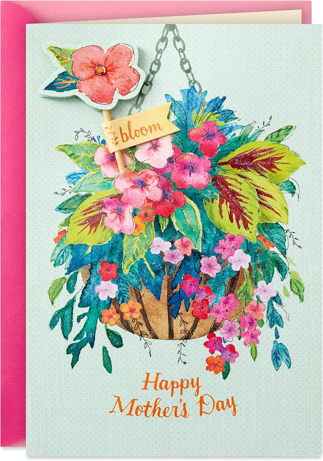 Hallmark Tarjeta del día de la madre (estaca extraíble para plantas)