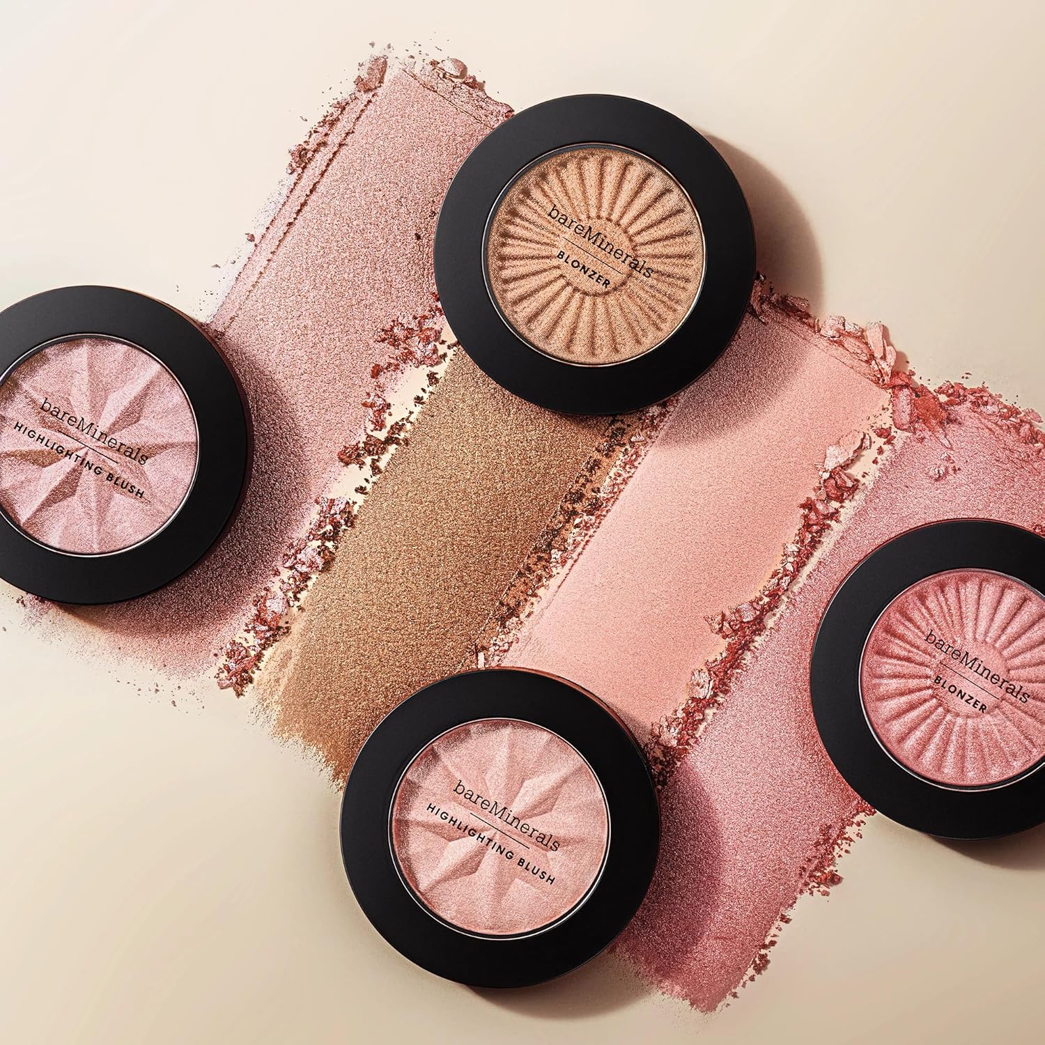 bareMinerals Gen Nude – Rubor resaltador híbrido 2 en 1 + resaltador, maquillaje sedoso mezclable, uso durante todo el día, sin talco, vegano