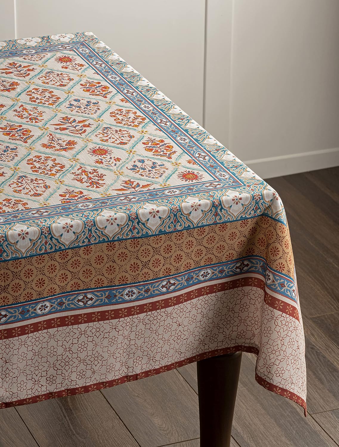 Maison d’ Hermine Mantel 100% algodón para mesas cuadradas de cocina, comedor, fiestas, bodas, Acción de GraciasNavidad (54 x 54 pulgadas),
