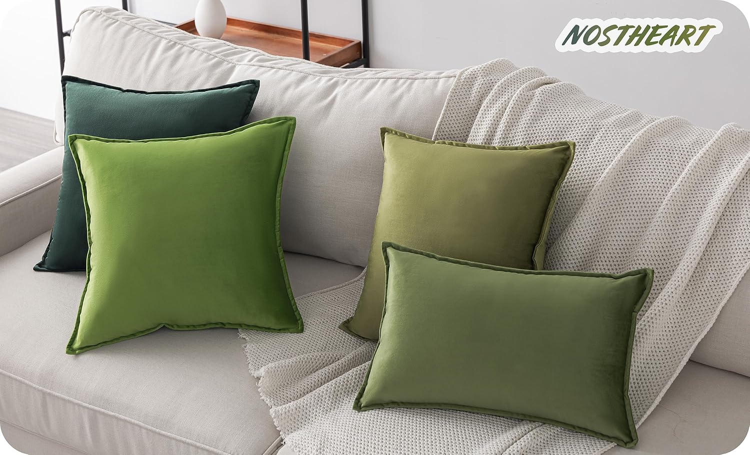 Juego de 4 fundas de cojín decorativas de 12 x 20 pulgadas, fundas de almohada rectangulares de terciopelo suave de lujo para sofá, dormitorio,