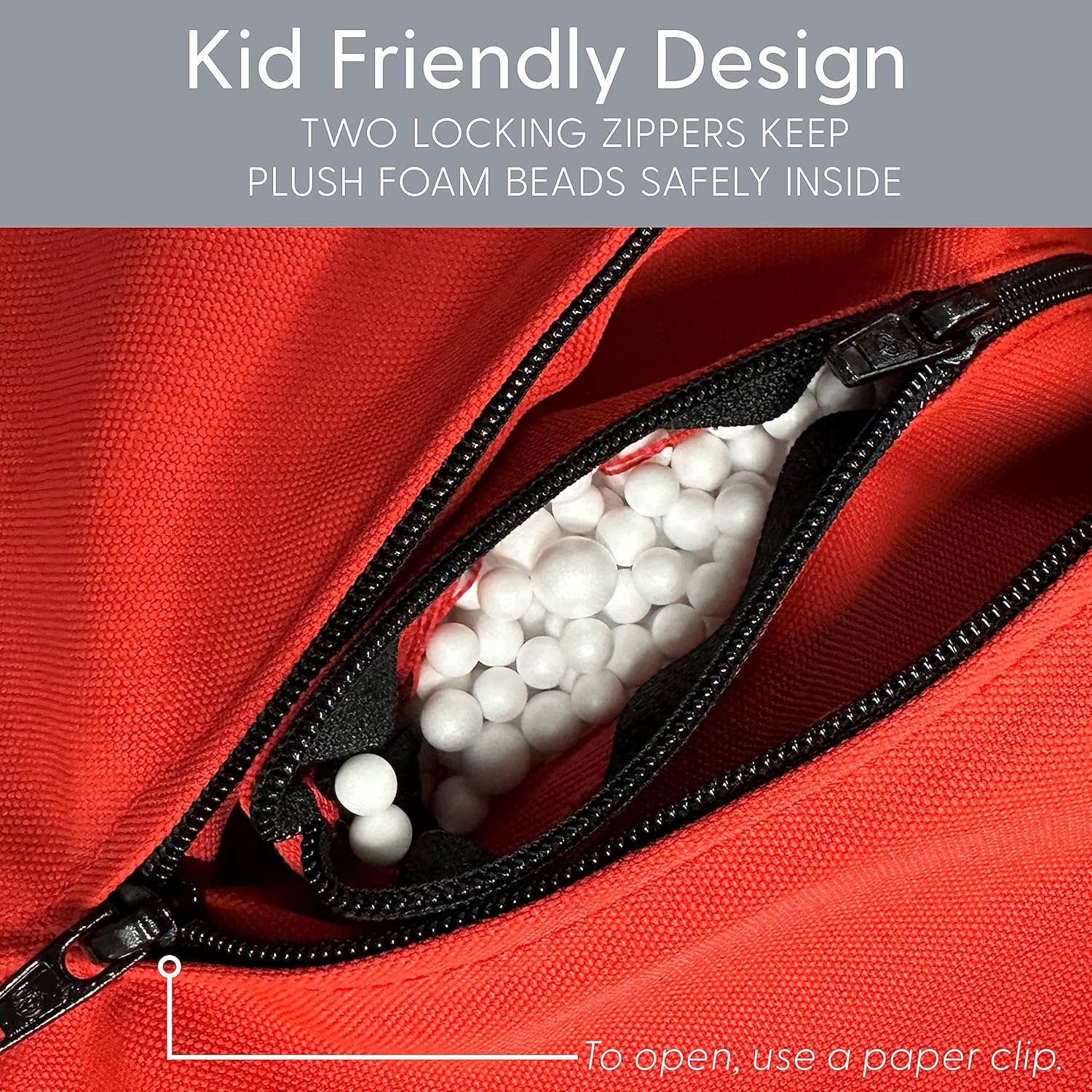 Factory Direct Partners Element Paddle Out 14031-LM – Puf para niños, cómodo asiento flexible relleno de frijoles para interiores y exteriores, para