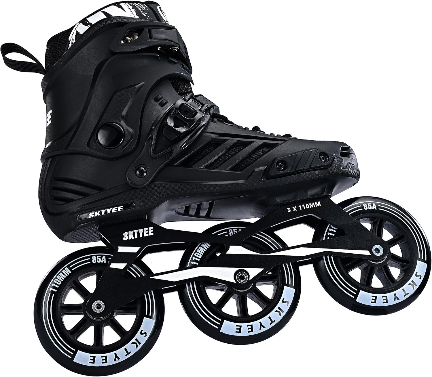 Patines en línea de 3 ruedas para hombres y mujeres, patines de velocidad en línea de alto rendimiento para adultos con ruedas de 4.331 in, patines