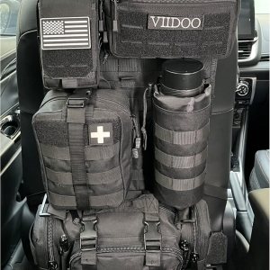 Molle Organizador de respaldo de asiento, organizador universal táctico para asiento trasero de automóvil, organizador de vehículos, organizador de Molle Organizador de respaldo de asiento, organizador universal táctico para asiento trasero de automóvil, organizador de vehículos, organizador de
