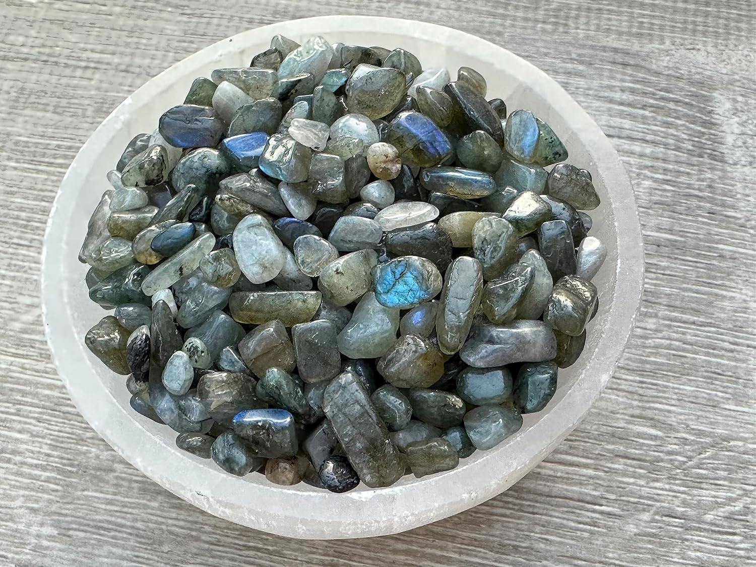 GAF TREASURES Chips de piedras preciosas semi pulidas naturales al por mayor, mini cristales triturados, formas irregulares, chips de cristal sin