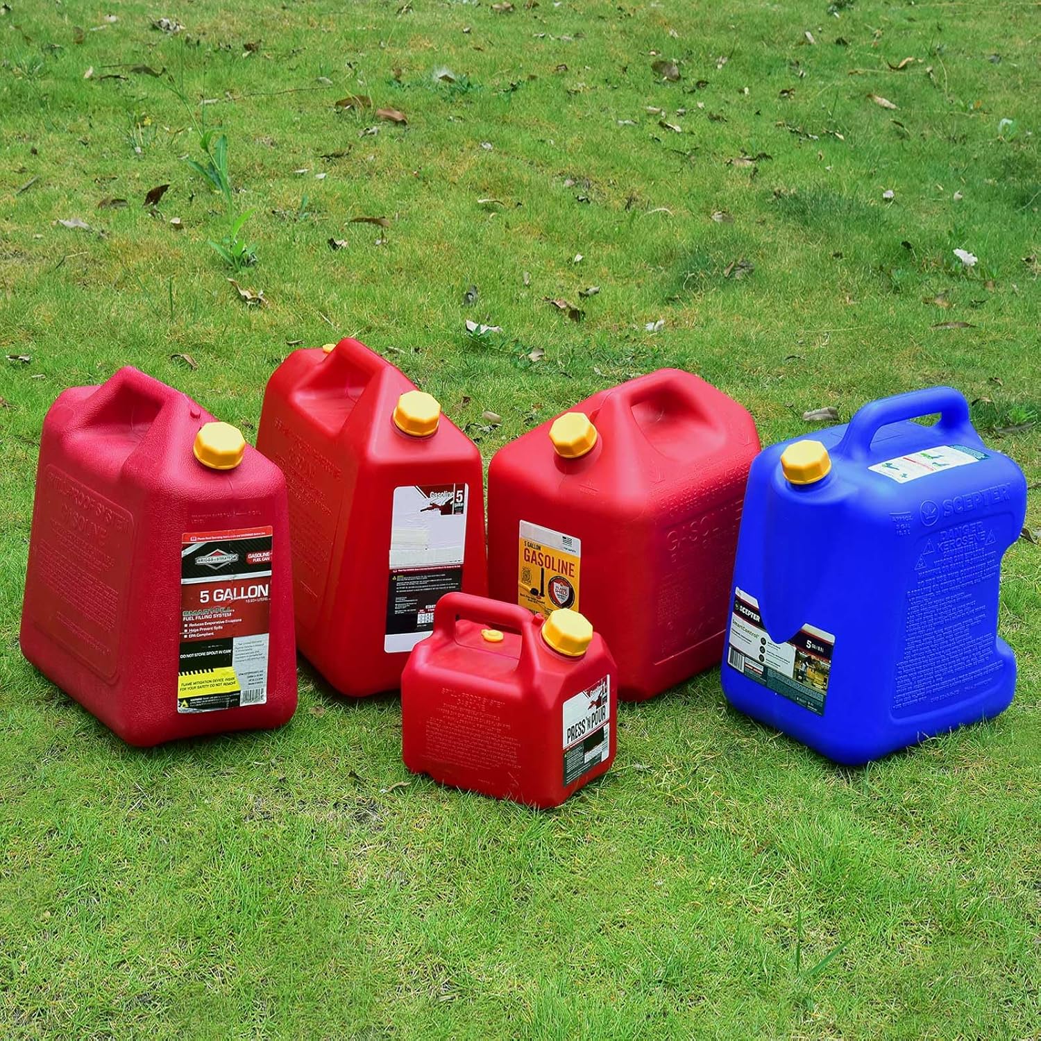 Tapa de lata de gas, repuesto de tapa de lata de gas (2 kits), alta compatibilidad, se adapta a la mayoría de latas de gas de 1235 galones, diseño