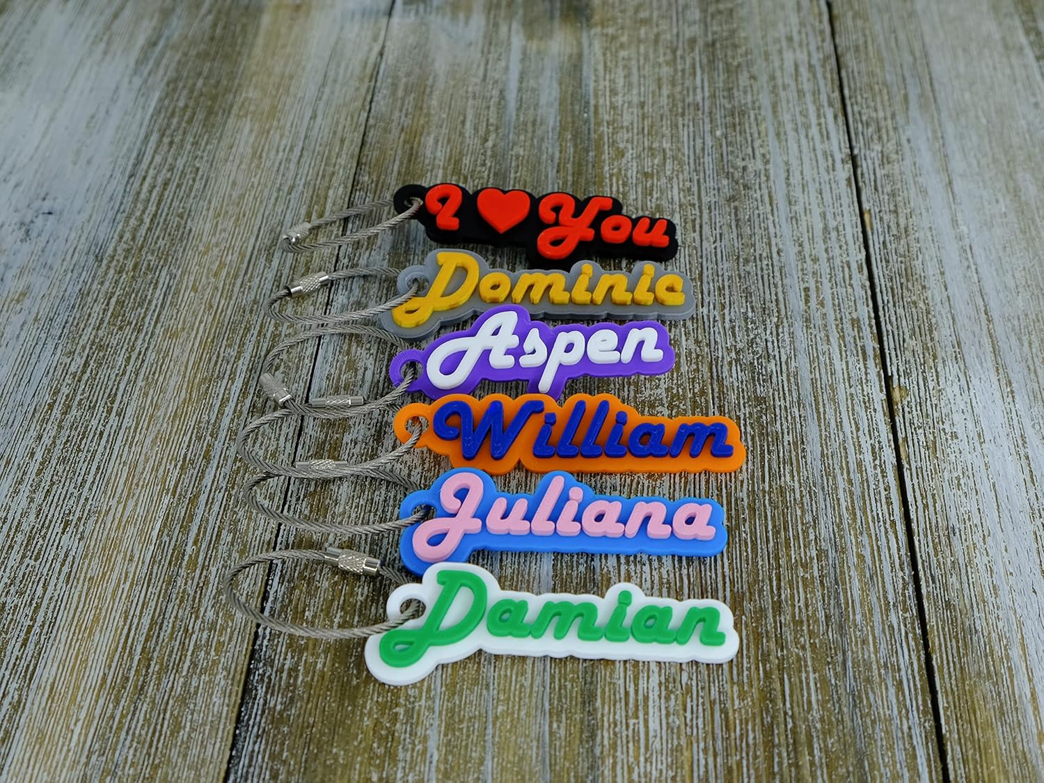 Personalized Fridge and Locker Magnet in Retro Font – Hard Plastic 2 Color Custom, Bulk Discounts