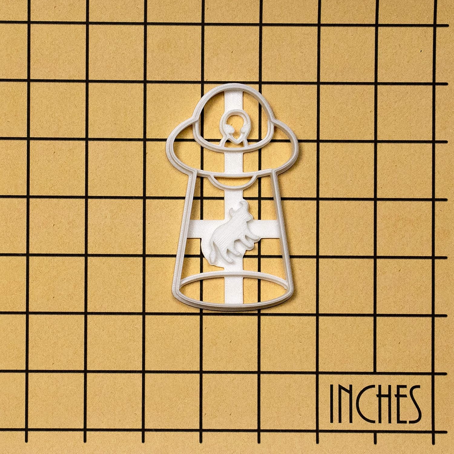 Cortador de galletas UFO Cow Abduction, 1 pieza – Bakerlogy