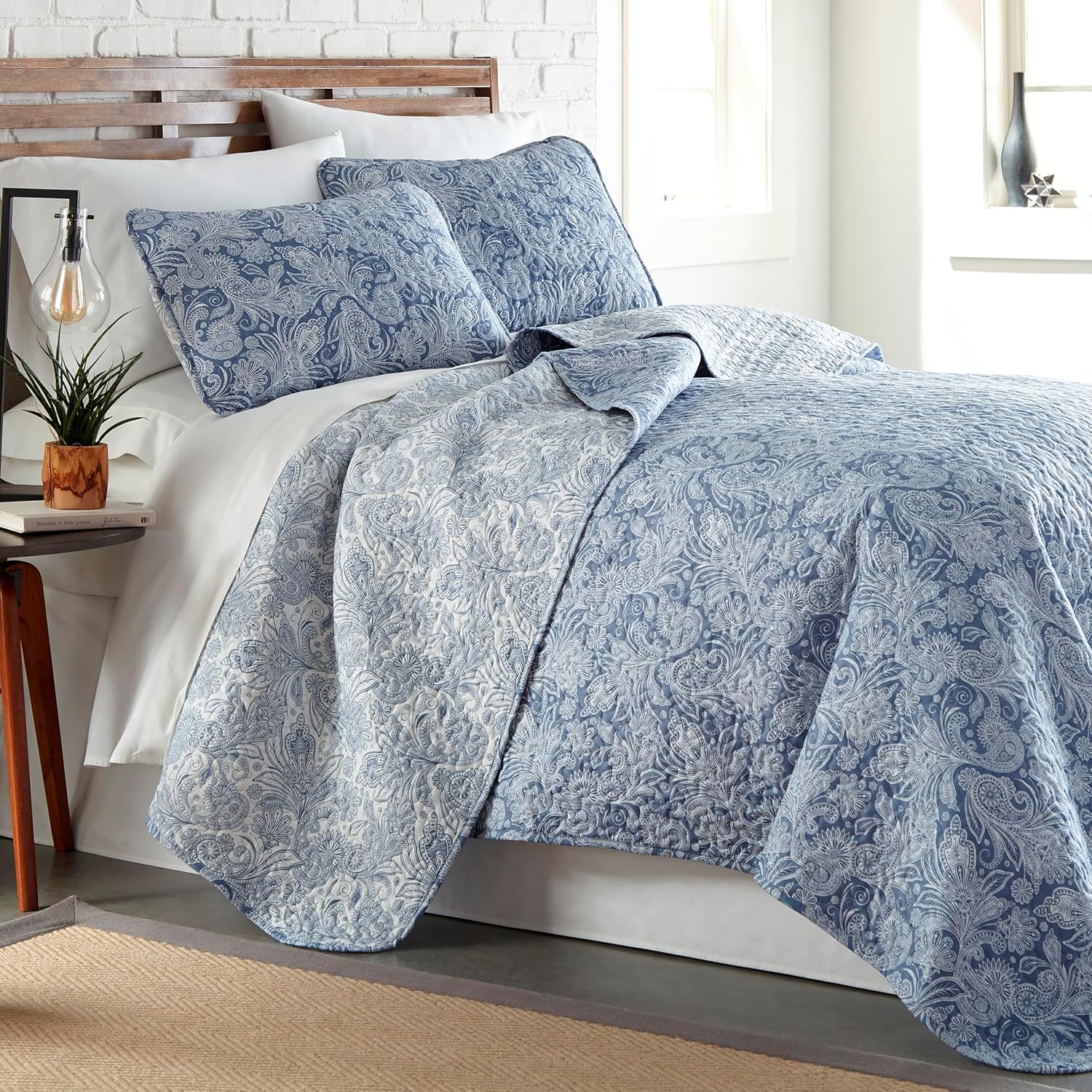 Southshore – Juego de ropa de cama de microfibra, estampado