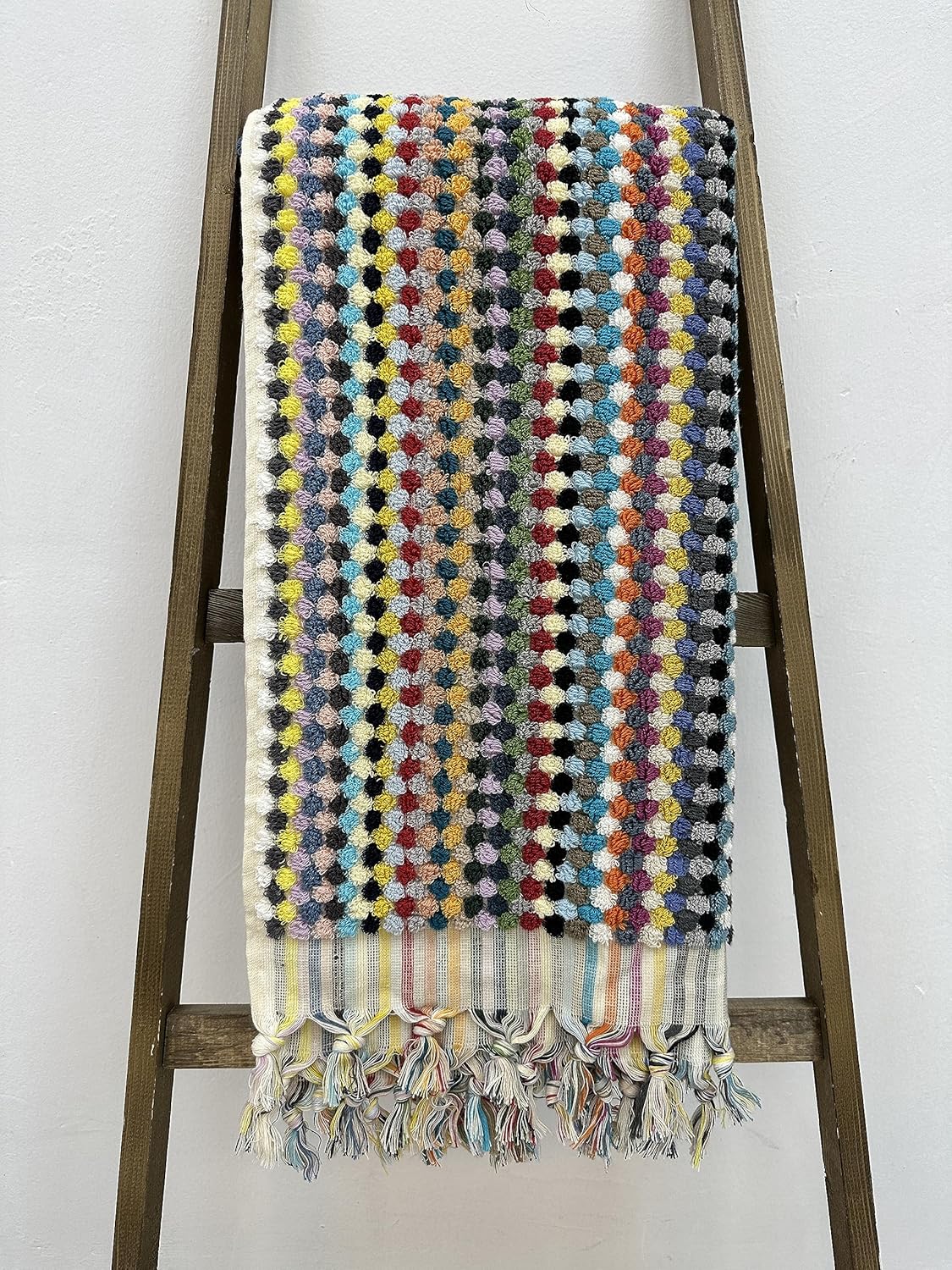 Toalla turca orgánica de 33 x 72 pulgadas, toalla de baño turca, toalla de playa, multicolor suave % 100 algodón esponjoso, toalla de mano facial,