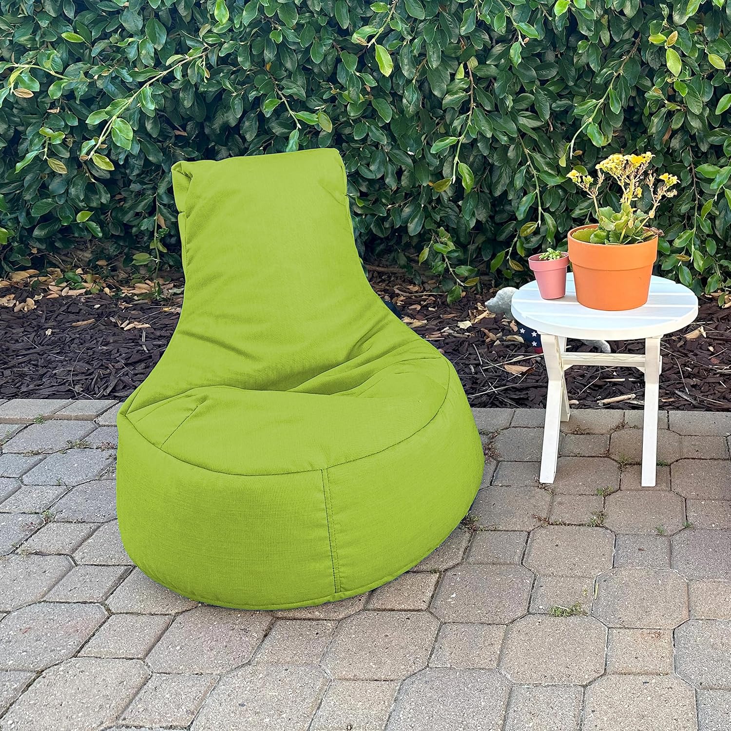 Factory Direct Partners Element Paddle Out 14031-LM – Puf para niños, cómodo asiento flexible relleno de frijoles para interiores y exteriores, para