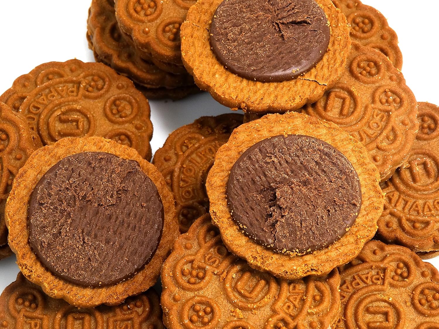 Papadopoulos Galletas griegas sándwich con relleno de cacao, paquete de 2. Galletas europeas auténticas. Inspeccionadas y empaquetadas por Cape Moda