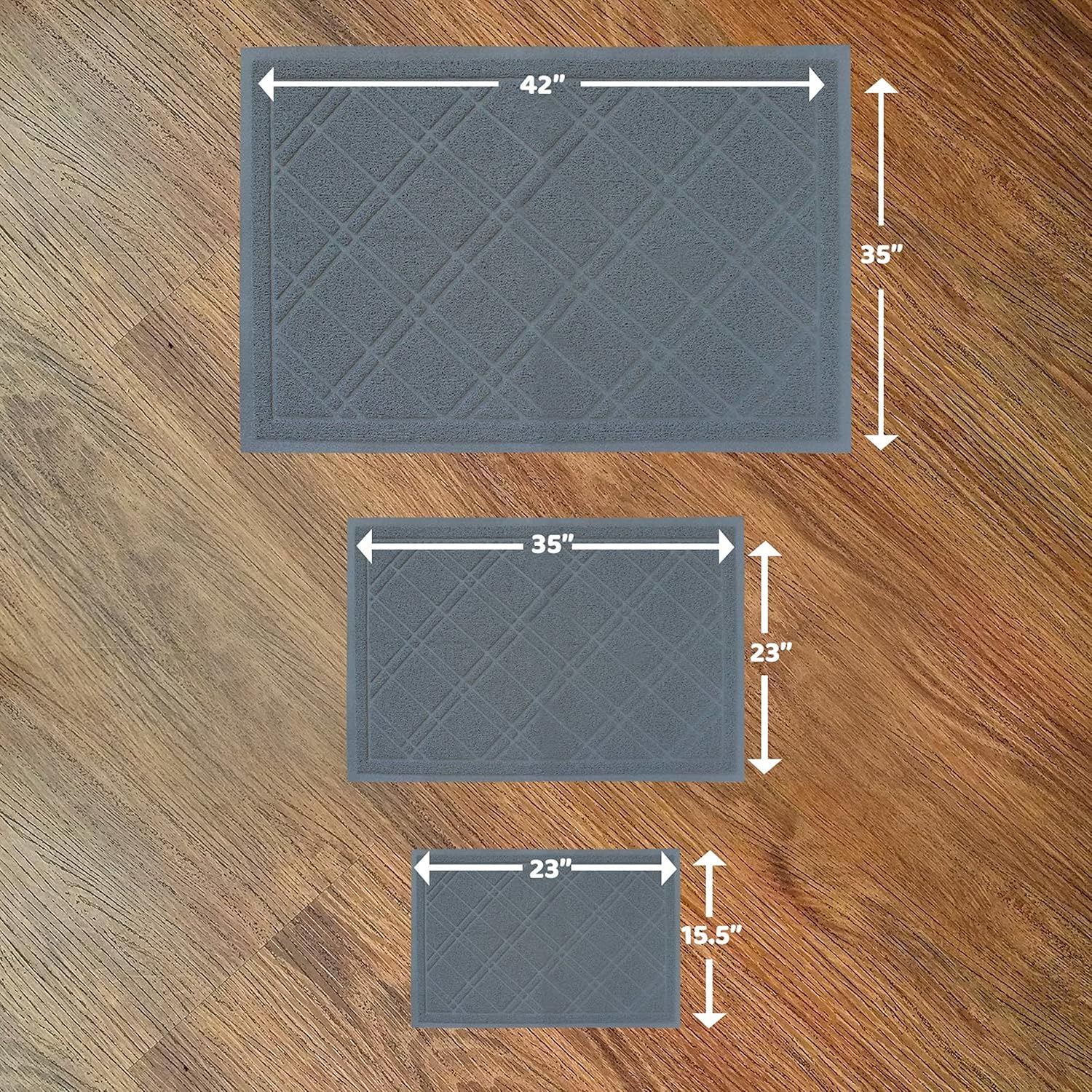 Downtown Pet Supply – Tapete de arena para gatos – Tapete de arena para gatos – Suministros para gatos – Tapete acolchado antideslizante para caja