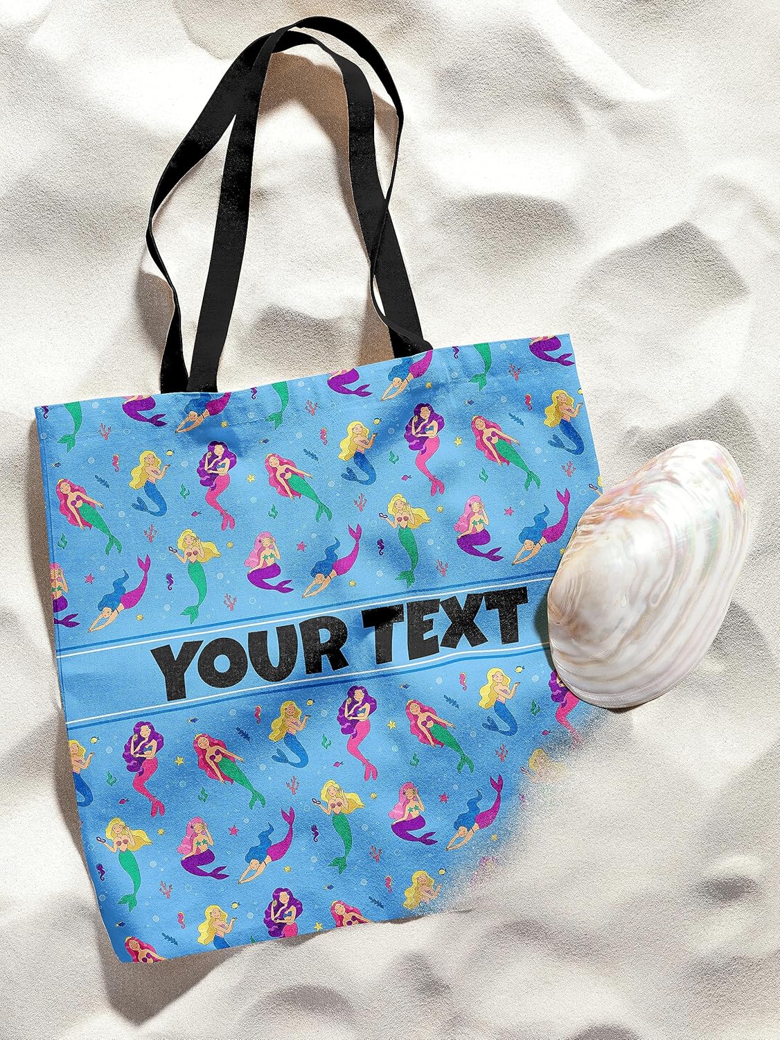 Bolsa de mano personalizada para niños, nombre personalizadotexto, reutilizable, correas, tela de lona, tamaños pequeños y grandes