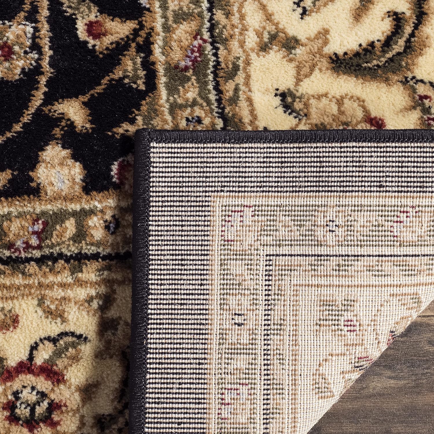 SAFAVIEH Lyndhurst Collection LNH316B – Alfombra cuadrada de 8 pies, diseño tradicional oriental que no desprende pelusa, para sala de estar,