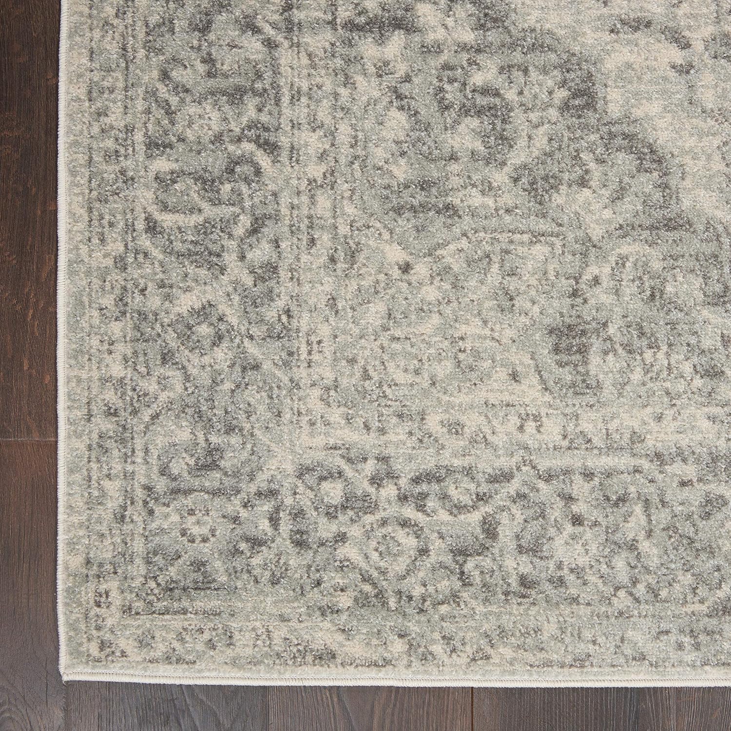 Nourison Tranquil – Alfombra persa de 5 pies 3 pulgadas x 7 pies, 3 pulgadas, fácil de limpiar, no se desprende, para dormitorio, sala de estar,