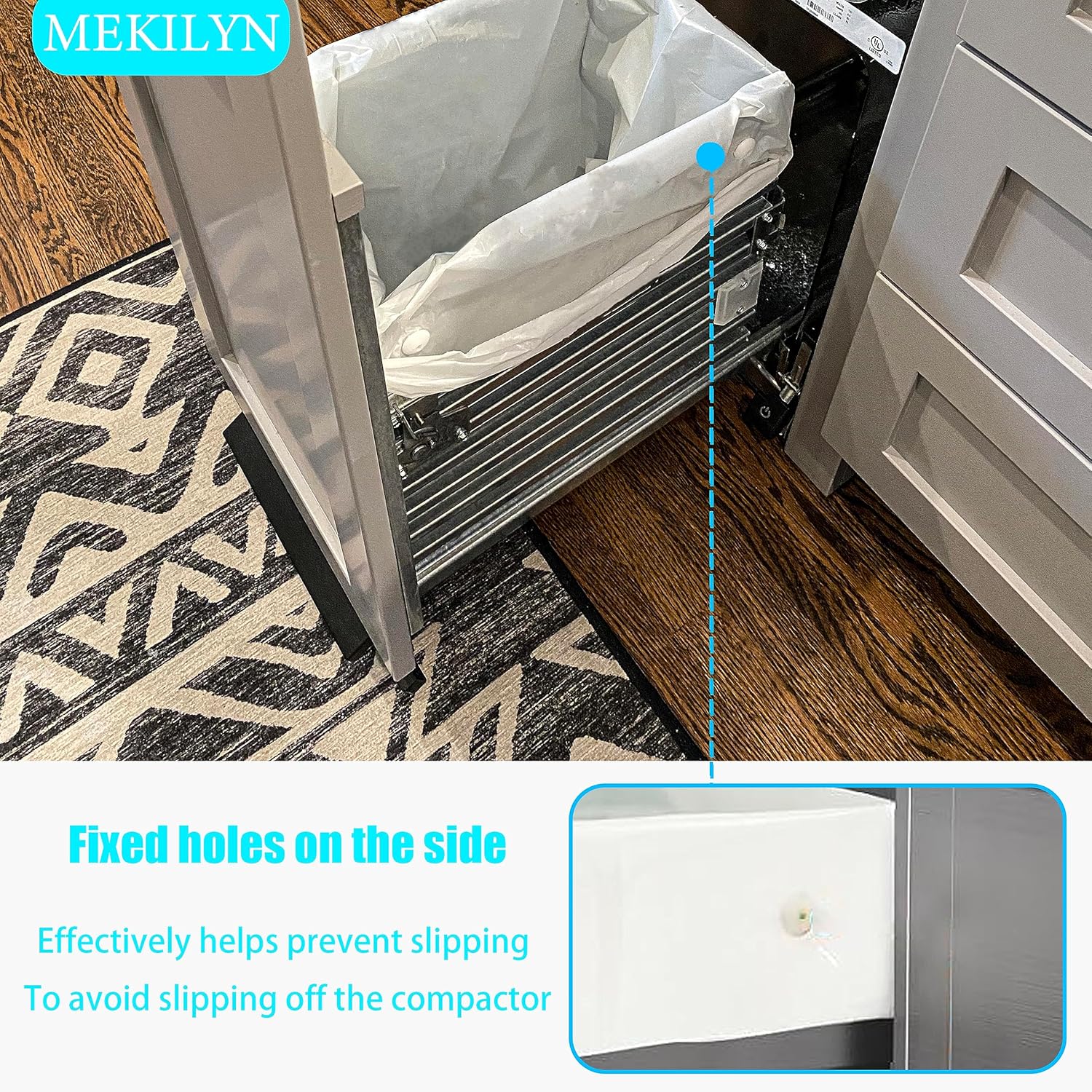 W10165294RB – Bolsas compactadoras de basura de plástico de 15 pulgadas compatibles con Whirlpool, Kenmore, KitchenAid, Maytag, Jenn-Air