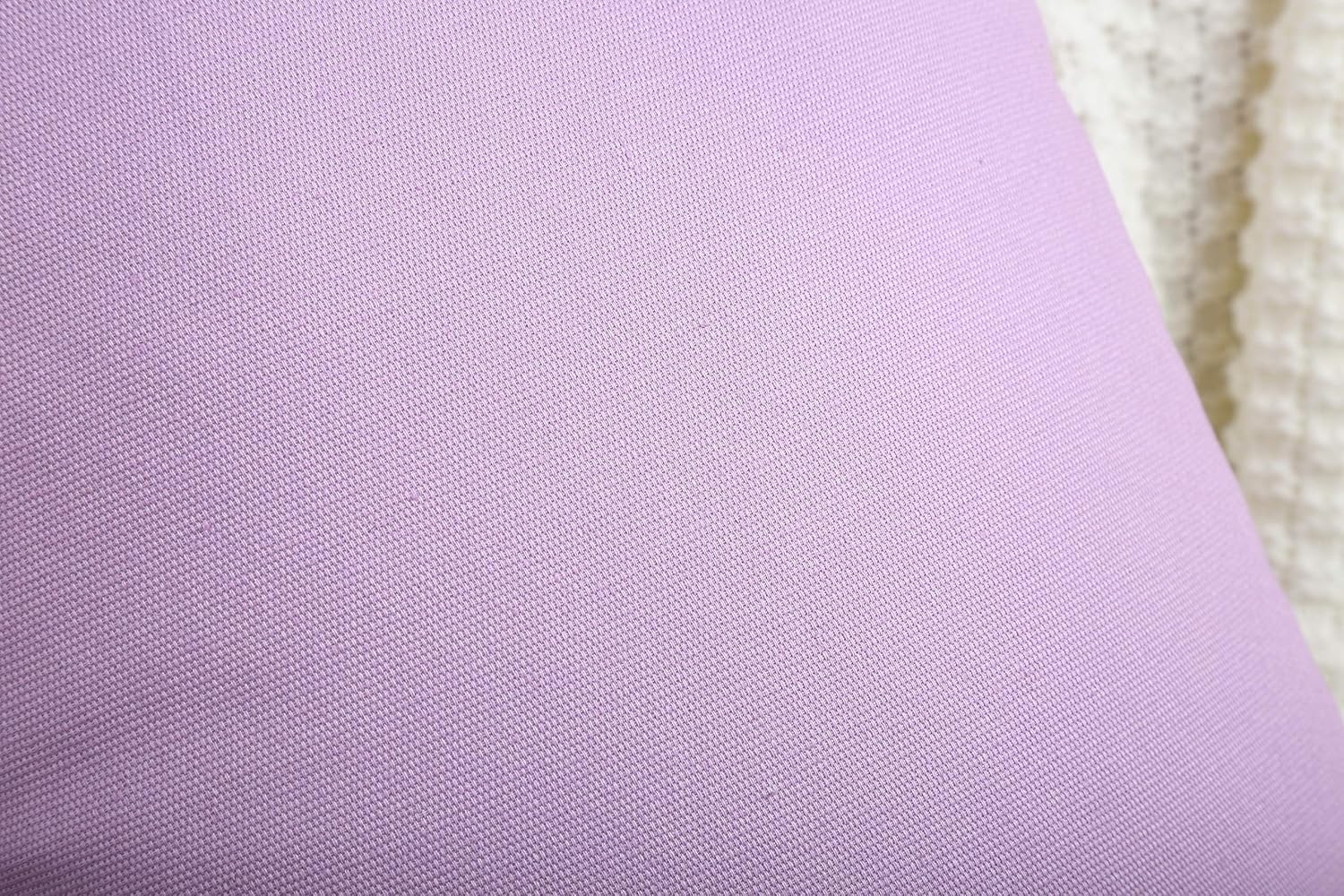 TangDepot – Funda de almohada hecha a mano 100% lona de algodón, Algodón, Lavanda púrpura claro