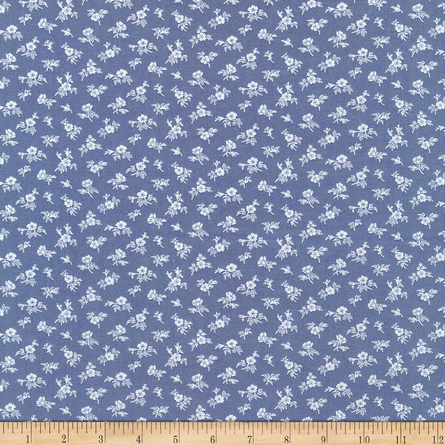 Riley Blake Designs Riley Blake Buttercup Bloom Ditsy – Tela color azul