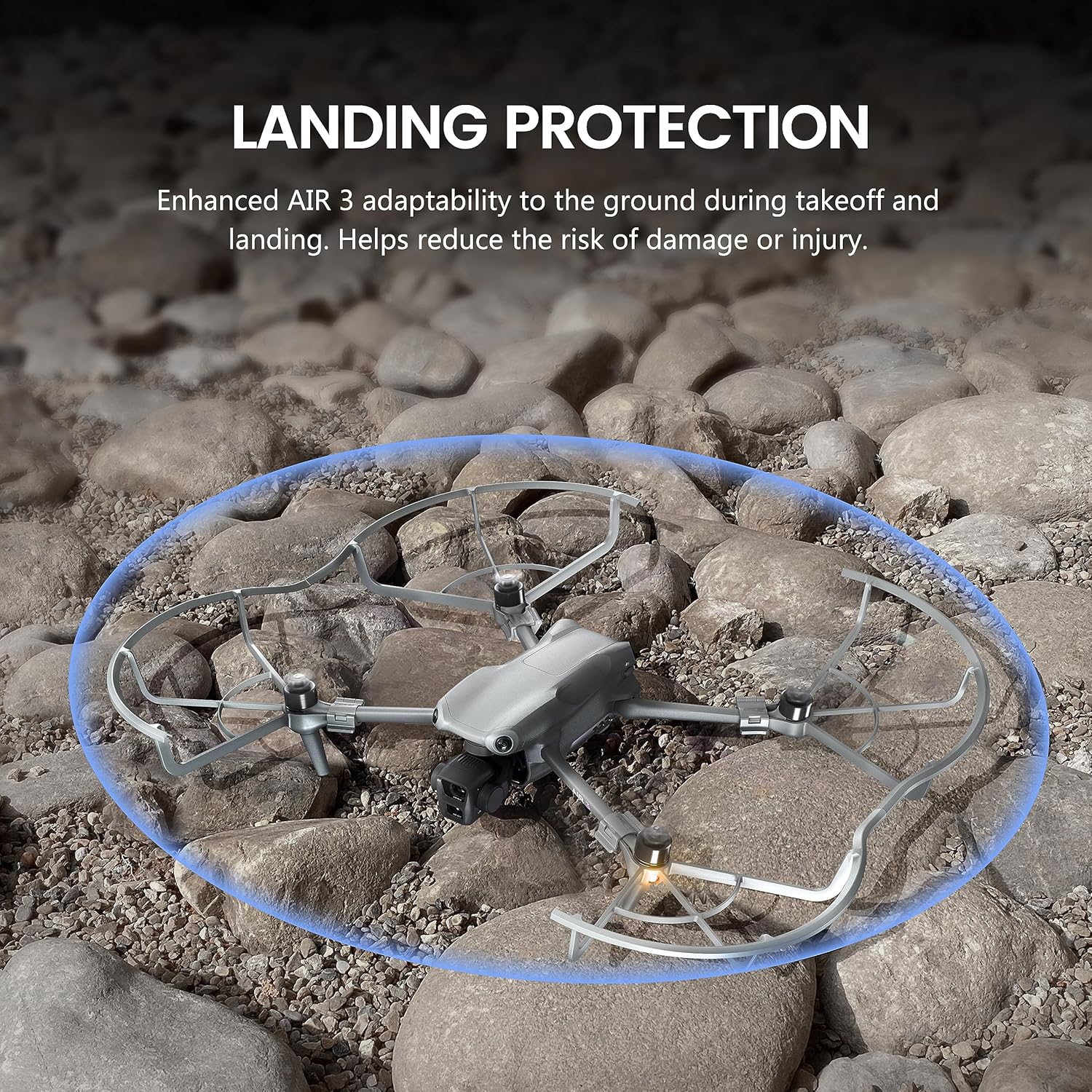 STARTRC Protector de hélice Air 3, protector de hélices extraíbles de liberación rápida para DJI Air 3 Drone Accesorios