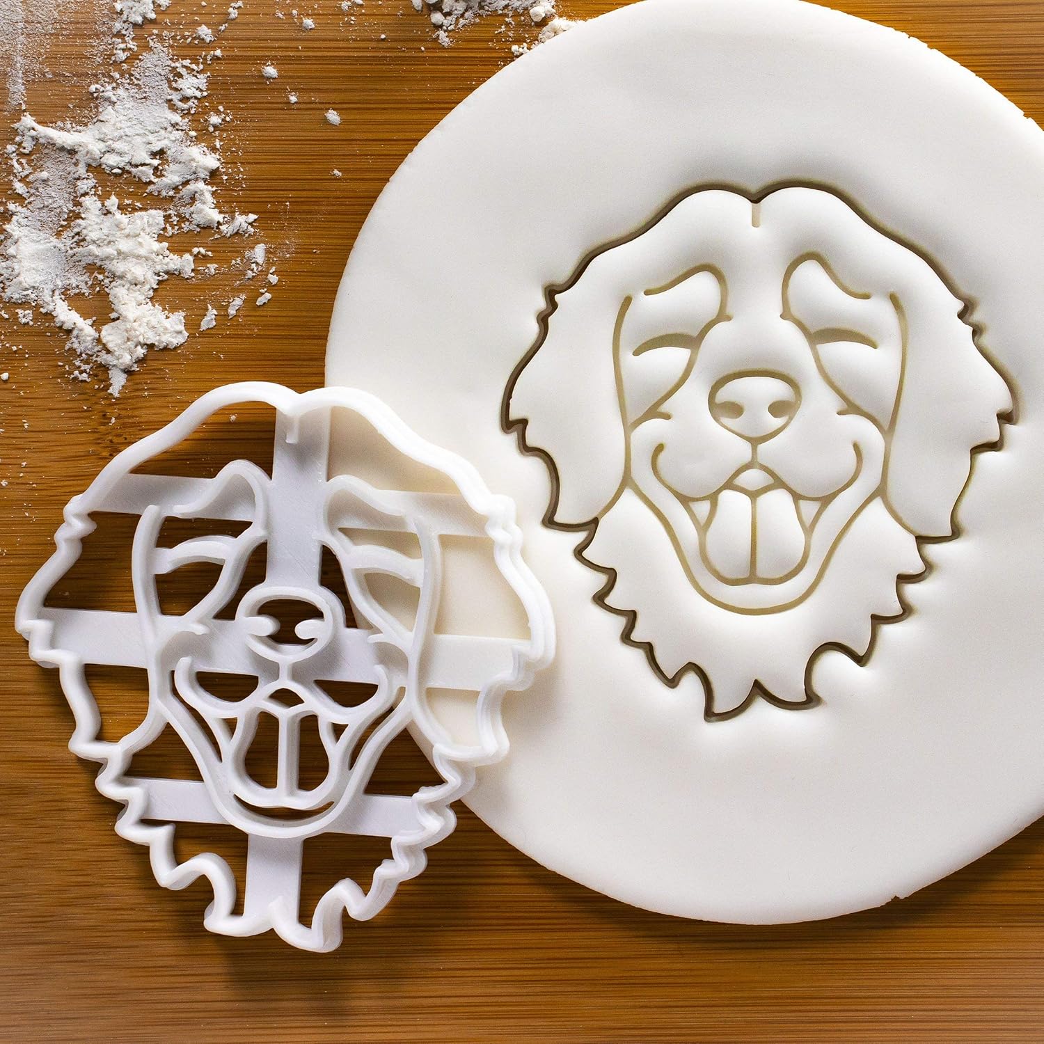 Golden Retriever Face cortador de galletas, 1 pieza – Bakerlogy