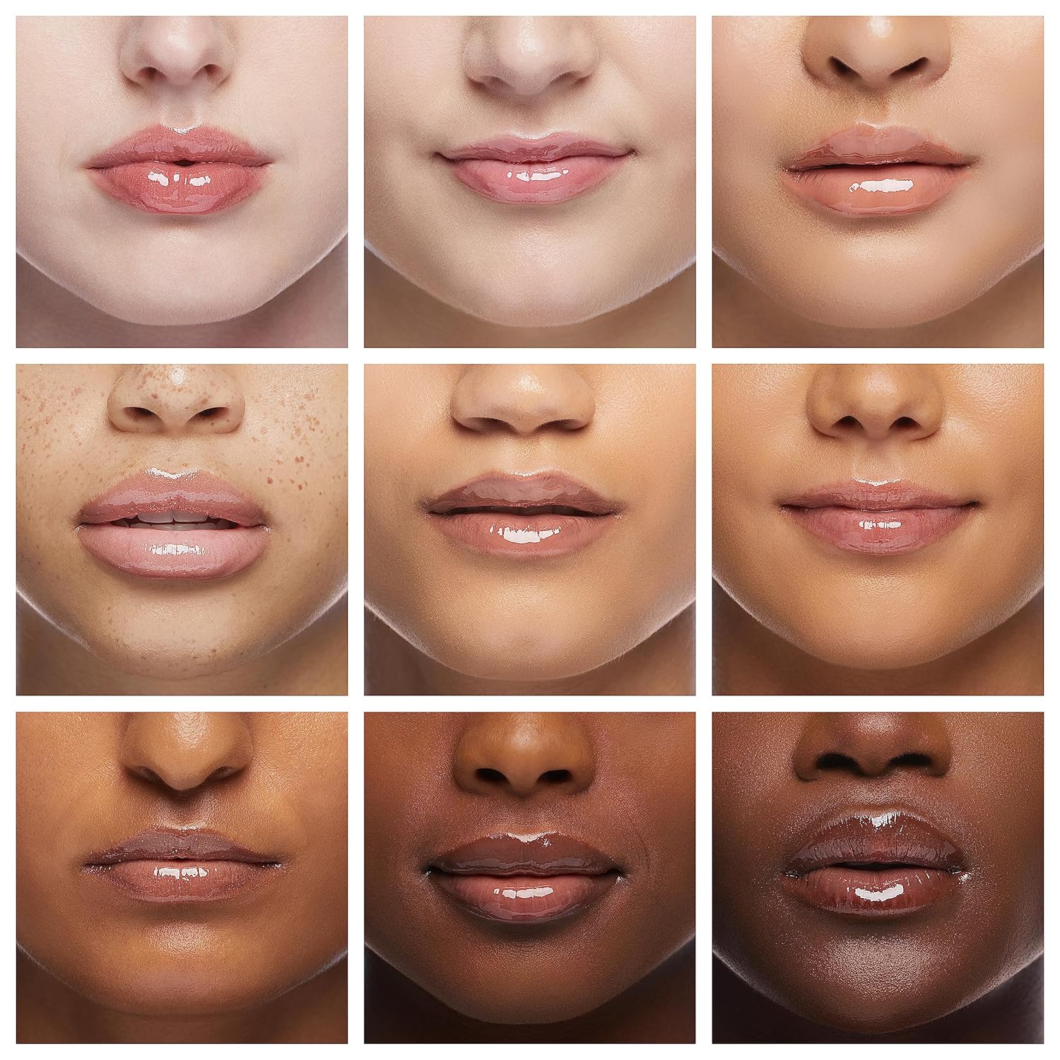 Brillo de labios besando fruta brillo seis piezas