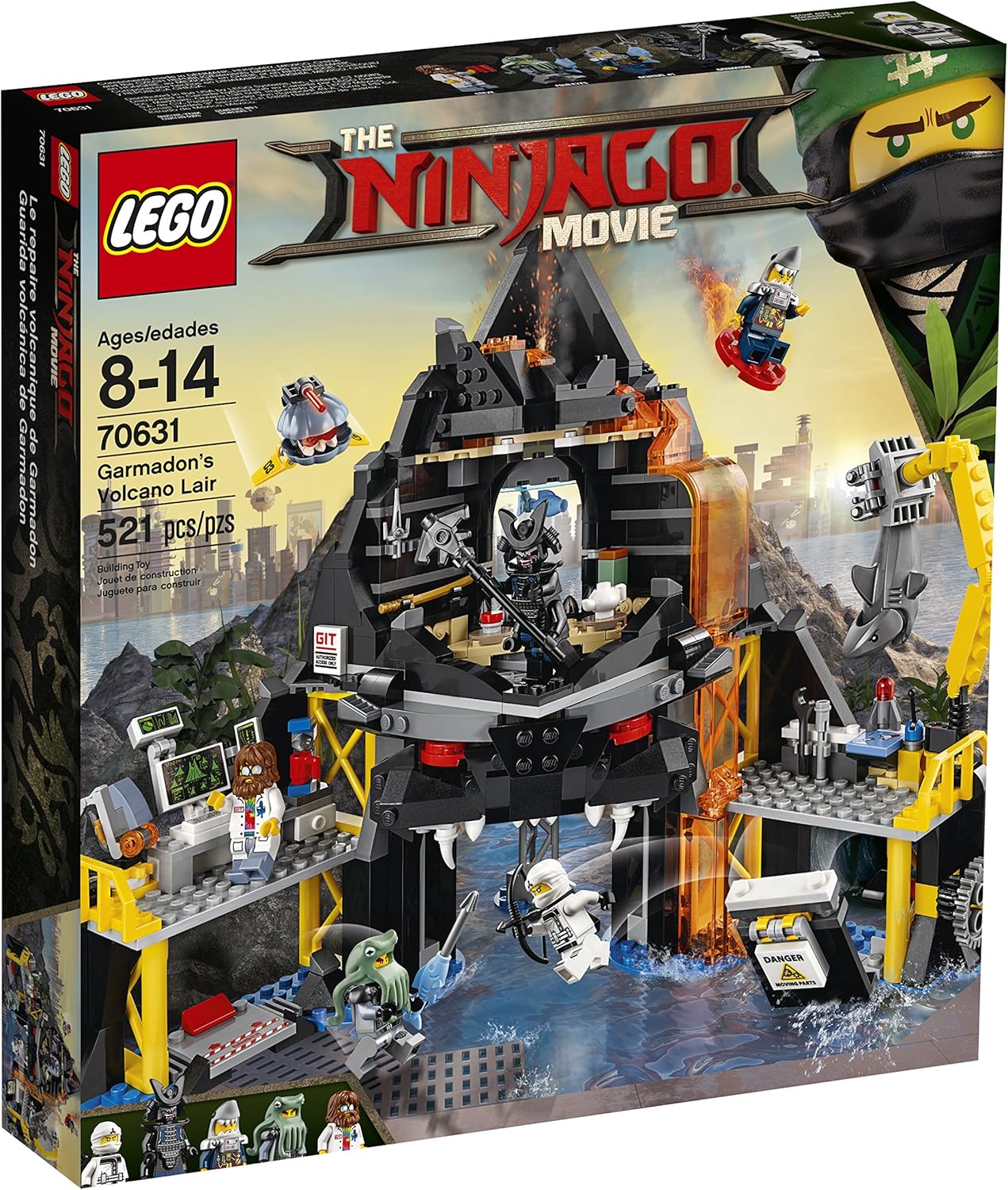 Guarida volcánica de Garmadon LEGO Ninjago 70631