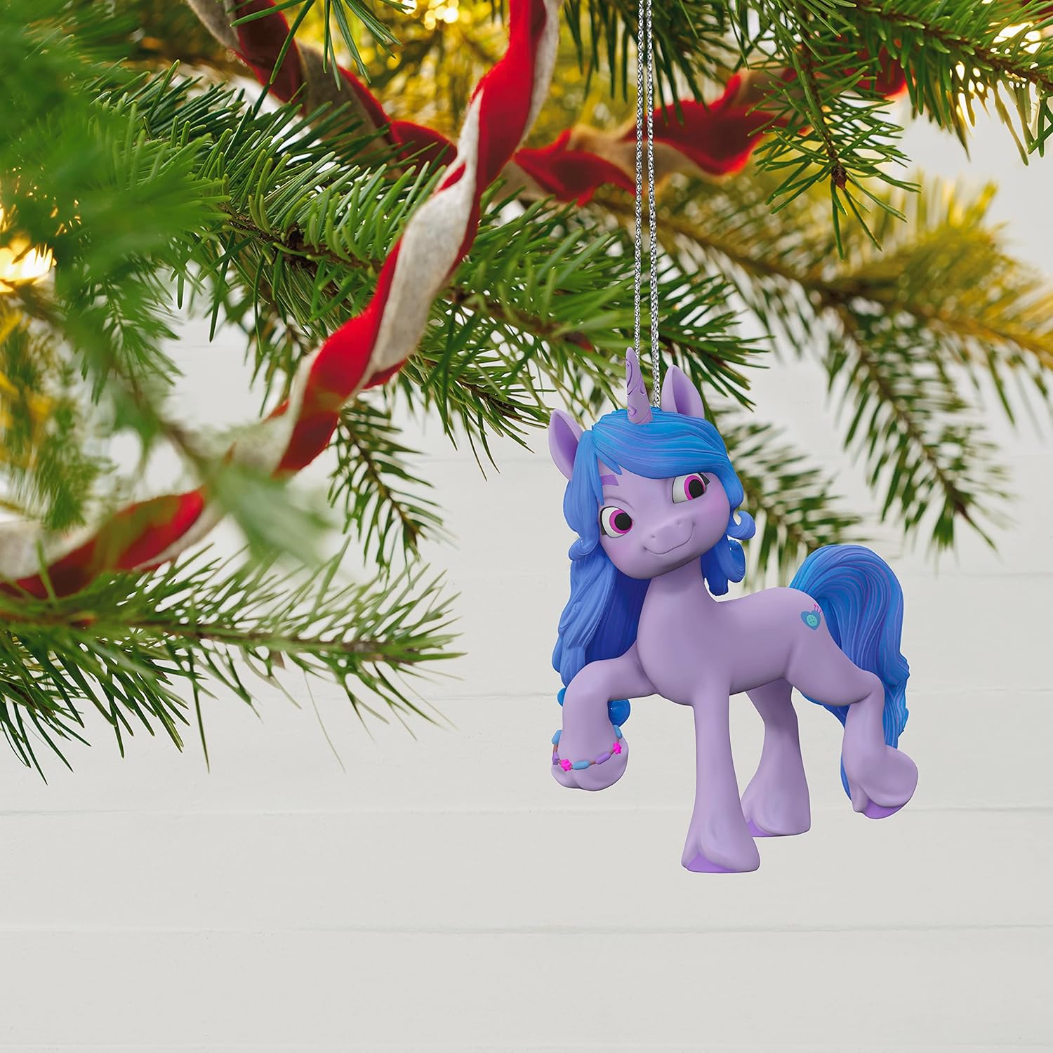 Adorno de Navidad 2023, Hasbro My Little Pony A New Generation Izzy Moonbow, regalos para niños