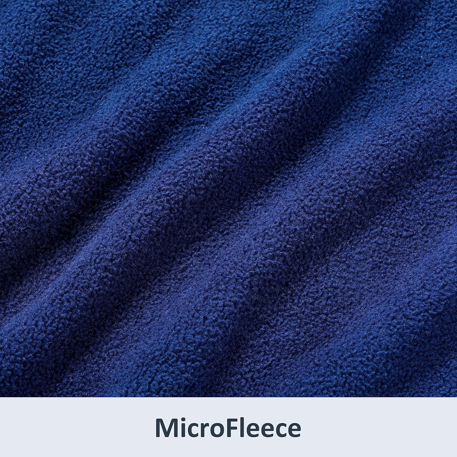 Berkshire Blanket Manta de microfibra tamaño azul marino, ligera, suave y transpirable, manta de microforro polar para viajes, cama y sofá, 50 x 60