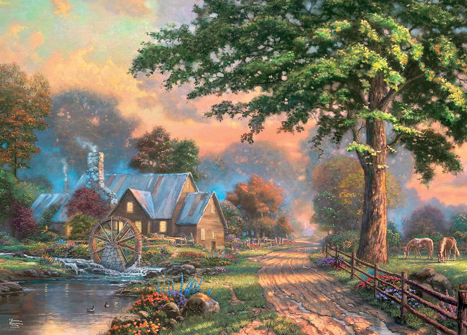 Ceaco – Thomas Kinkade – Simpler Times- Rompecabezas de 1000 piezas