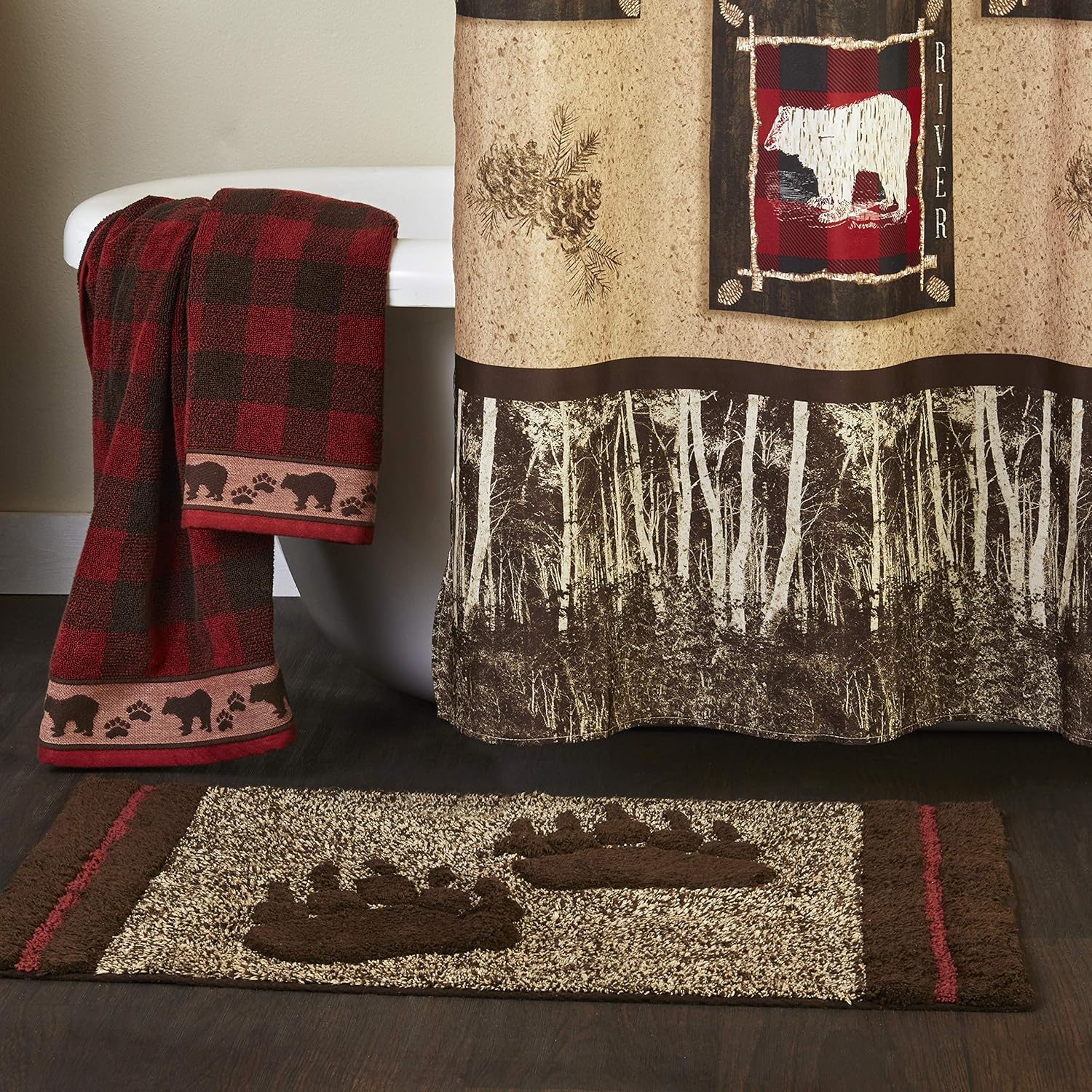 SKL Home por Saturday Knight Ltd. Sundance – Ganchos para cortina de ducha