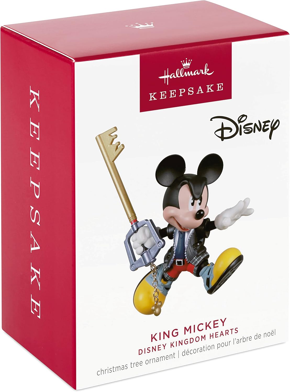 Adorno de Navidad, Disney Kingdom Hearts King Mickey, regalos para fanáticos de Disney
