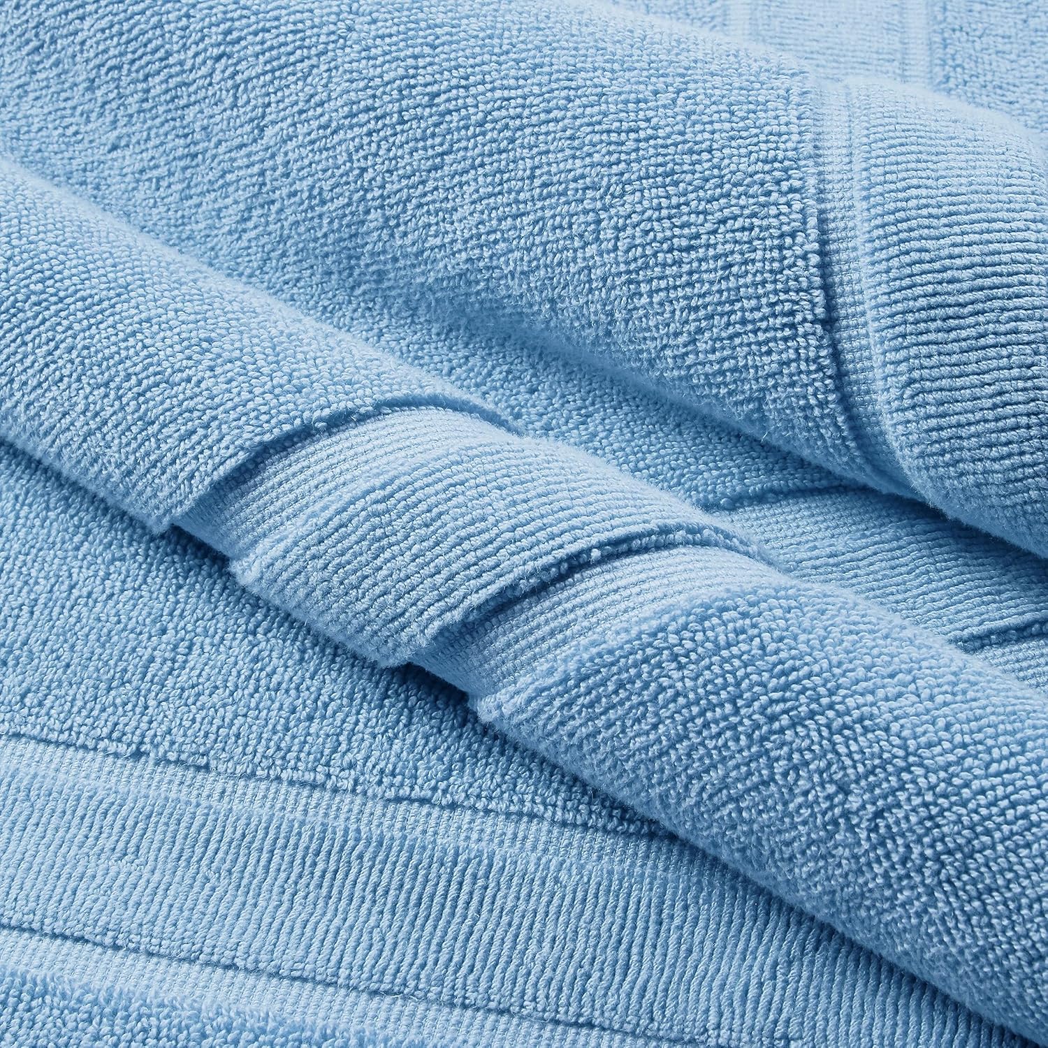 GLAMBURG Paquete de 2 tapetes de baño de algodón prémium de 20 x 32 pulgadas, 100% algodón hilado en anillo, calidad de hotel y spa, 21.16 ozm,