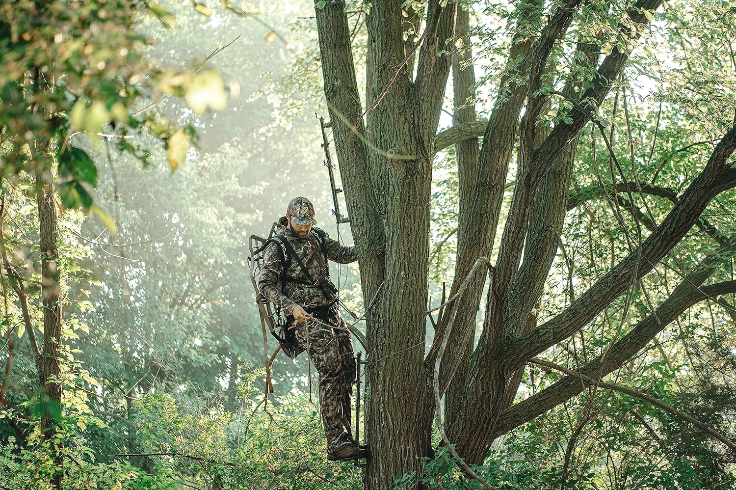 Chaqueta Knockout, equipo de caza ligero de camuflaje para hombre