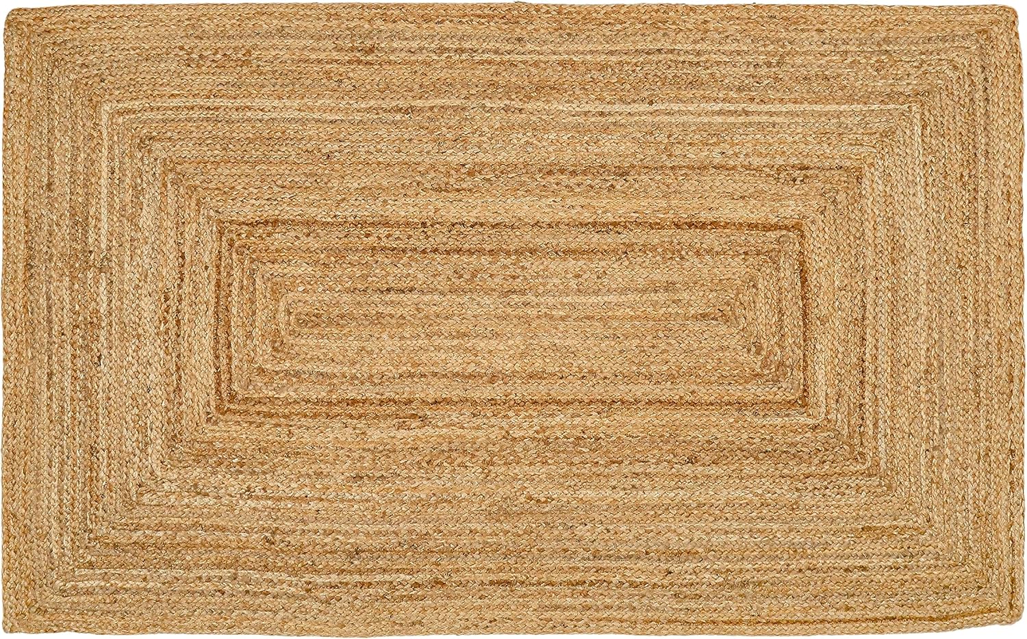 Alfombras trenzadas, 2 x 3, alfombras de área pequeña de 2 x 3, alfombra de yute para exteriores, alfombra de ratán para puerta, cocina, baño,