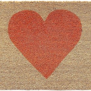 Calloway Mills Madison – Felpudo de corazón (naranja, 24 x 36 pulgadas) Calloway Mills Madison – Felpudo de corazón (naranja, 24 x 36 pulgadas)