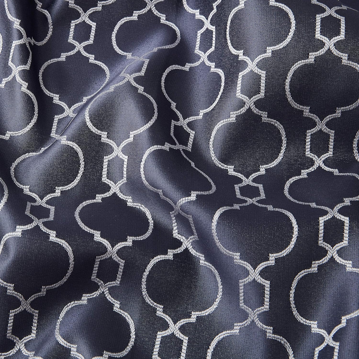 HLC.ME Franklin – Cortinas de paneles 100% opacas, diseño marroquí, con bolsillo para cortinero, con aislamiento térmico, ahorro de energía, bloquea