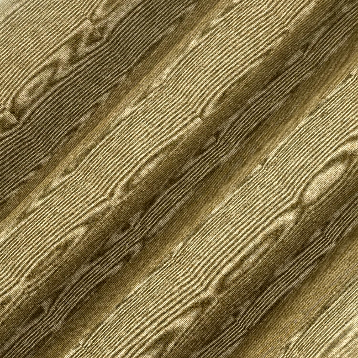 Sun Zero Columbia – Paquete de 2 paneles de cortinas opacas con aislamiento térmico, ahorro de energía, 100 % opacas, 50 x 108 pulgadas, color dorado
