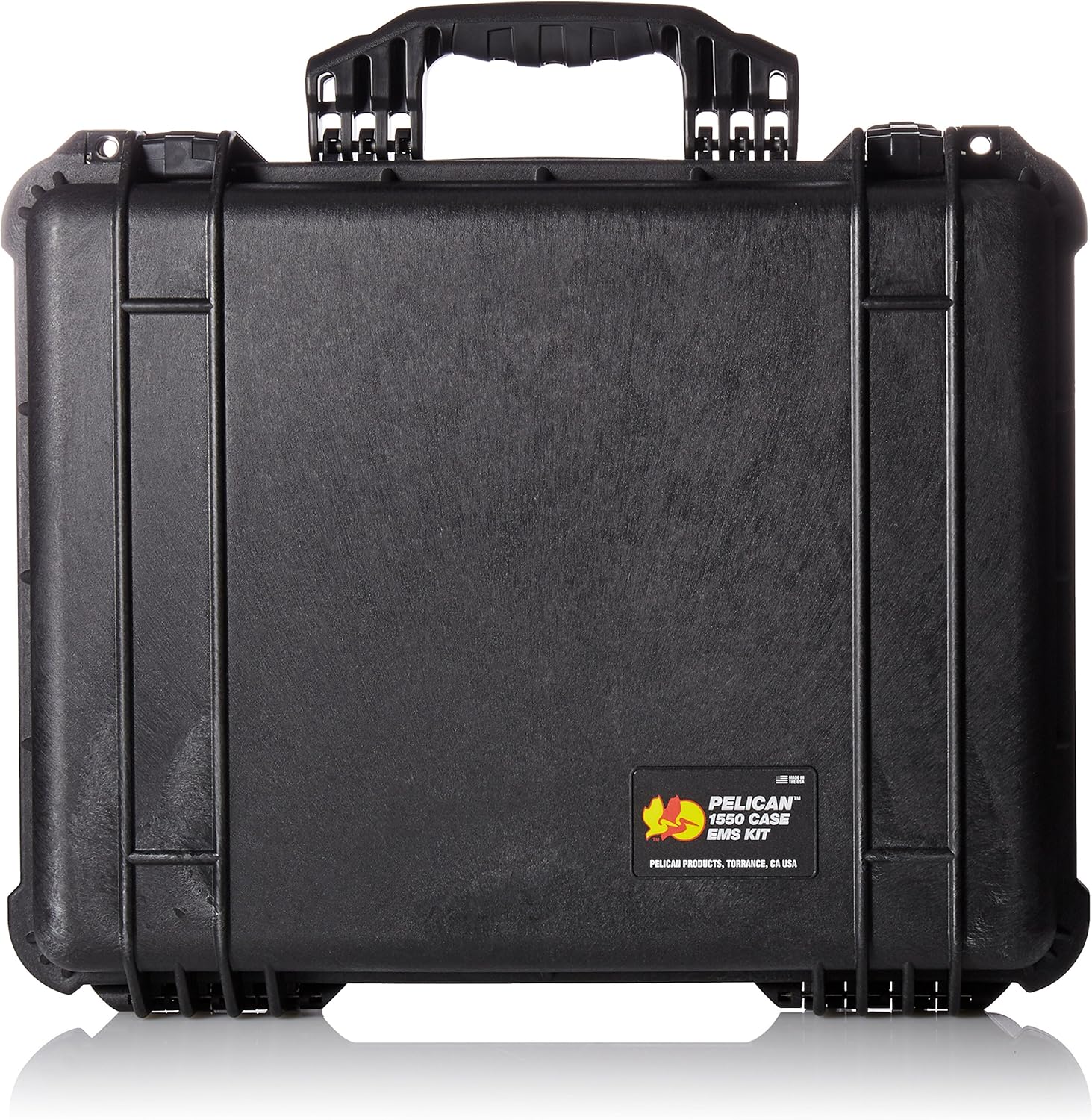 Pelican 1550-005-110 1550EMS Estuche médico con tapa organizadordivisores (negro)