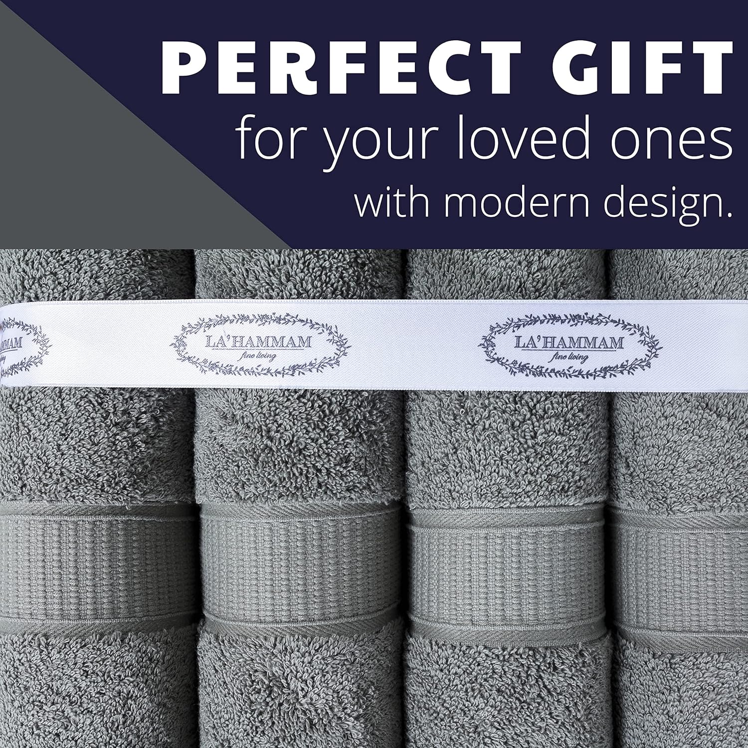 Toallas con monograma, lujosas toallas personalizadas de algodón turco genuino para baño, cocina, hotel, spa, gimnasio y dormitorio universitario,