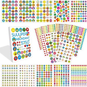 Suuuper – Más de 3750 calcomanías de motivo, más de 1200 diseños bonitos, divertidas calcomanías para manualidades, álbumes de recortes, Suuuper – Más de 3750 calcomanías de motivo, más de 1200 diseños bonitos, divertidas calcomanías para manualidades, álbumes de recortes,