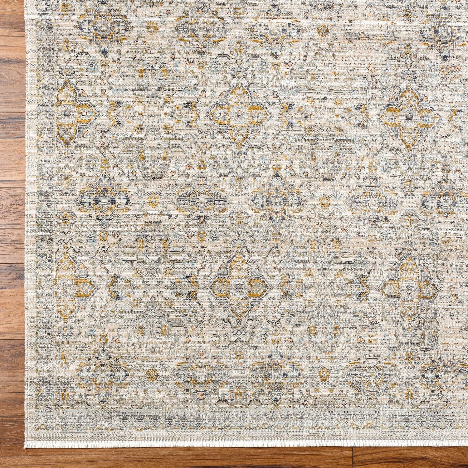 Becki Owens x Surya Margaret Alfombra de área, 5 pies 3 pulgadas x 7 pies 10 pulgadas, gris