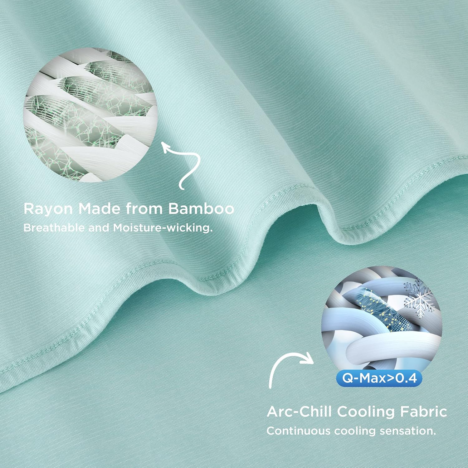 Bedsure Breescape – Manta refrescante tamaño queen para durmientes acalorados, ligera y fresca para el verano, con rayón derivado del bambú, manta