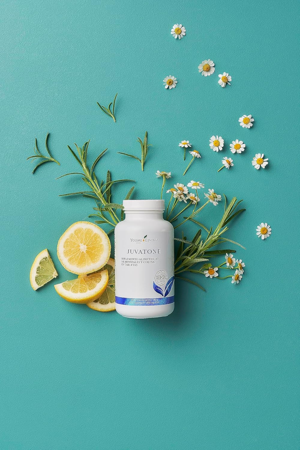Young Living JuvaTone Tablets 150 ct – Tabletas de suplemento de hierbas – Complejo herbario de fitonutrientes y aceites esenciales de primera
