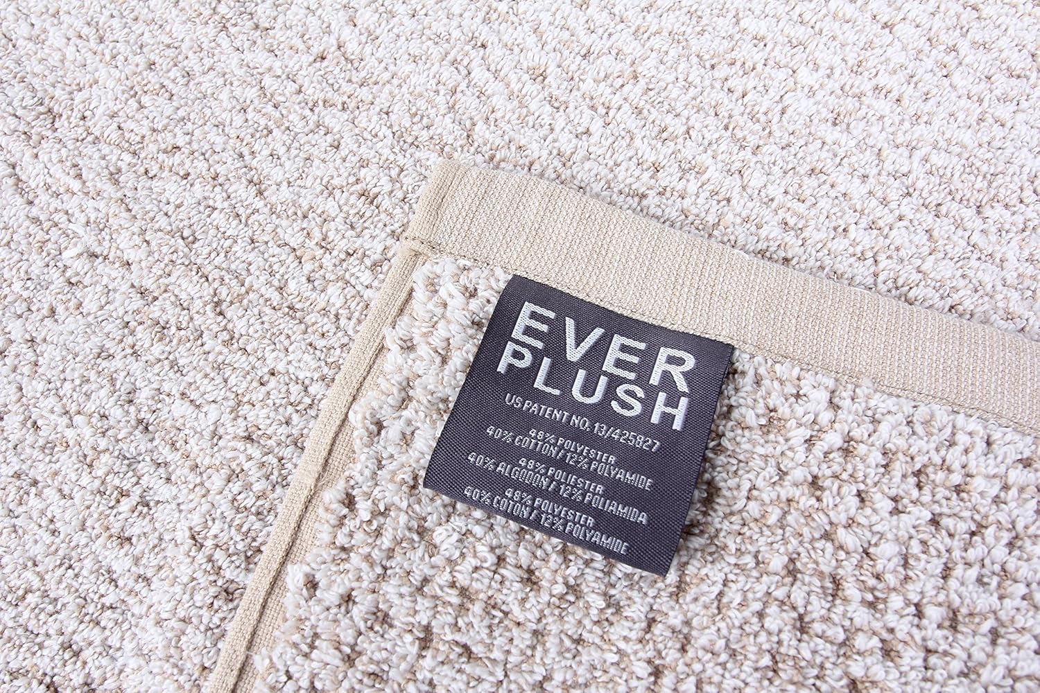 Everplush– Toalla de baño de Jacquard diamante