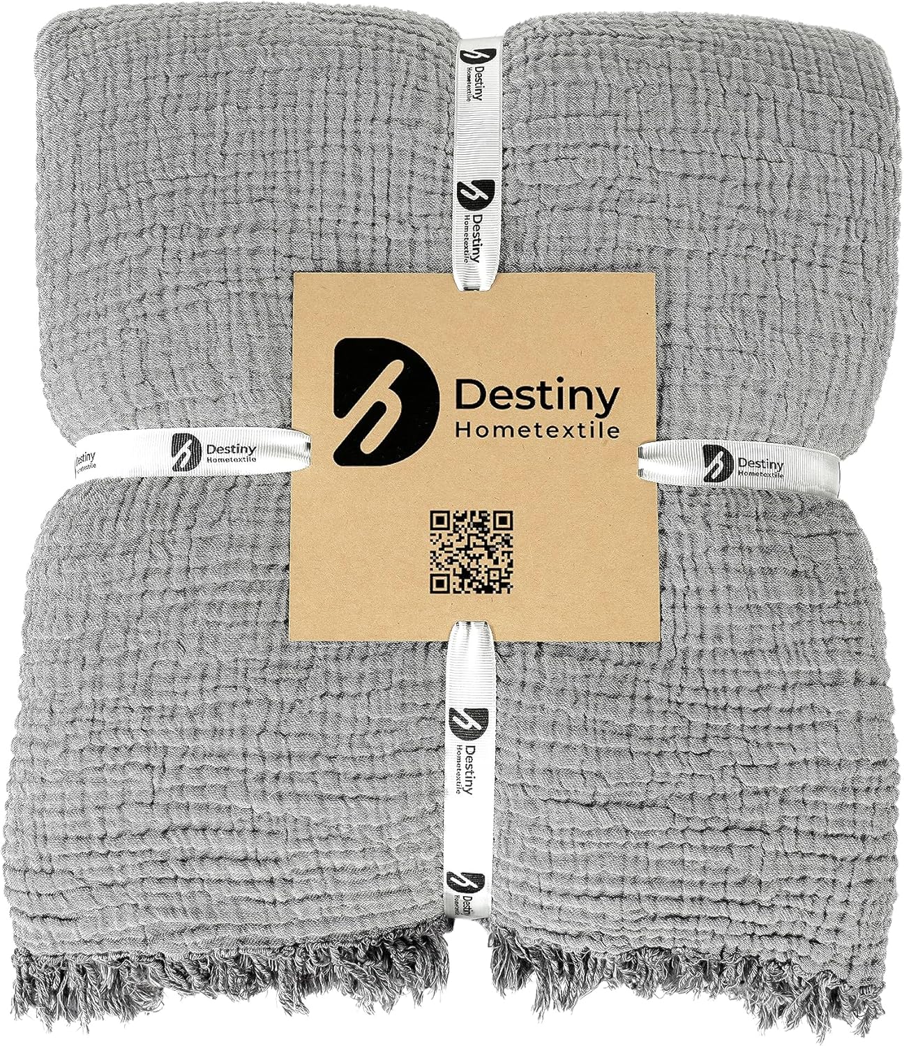 Funda de cama rústica de gasa suave de 4 capas de algodón puro, colcha suave, manta de muselina, manta ligera, de gran tamaño, tamaño King, tamaño