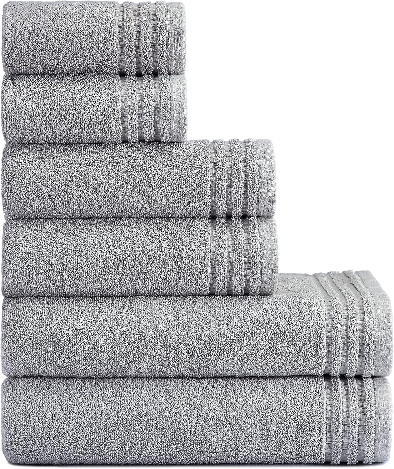 Juego de 62 toallas de baño + 2 toallas de baño + 2 toallas de mano + 2 toallas pequeñas, algodón turco, suave, afelpado, esponjoso, absorbente,