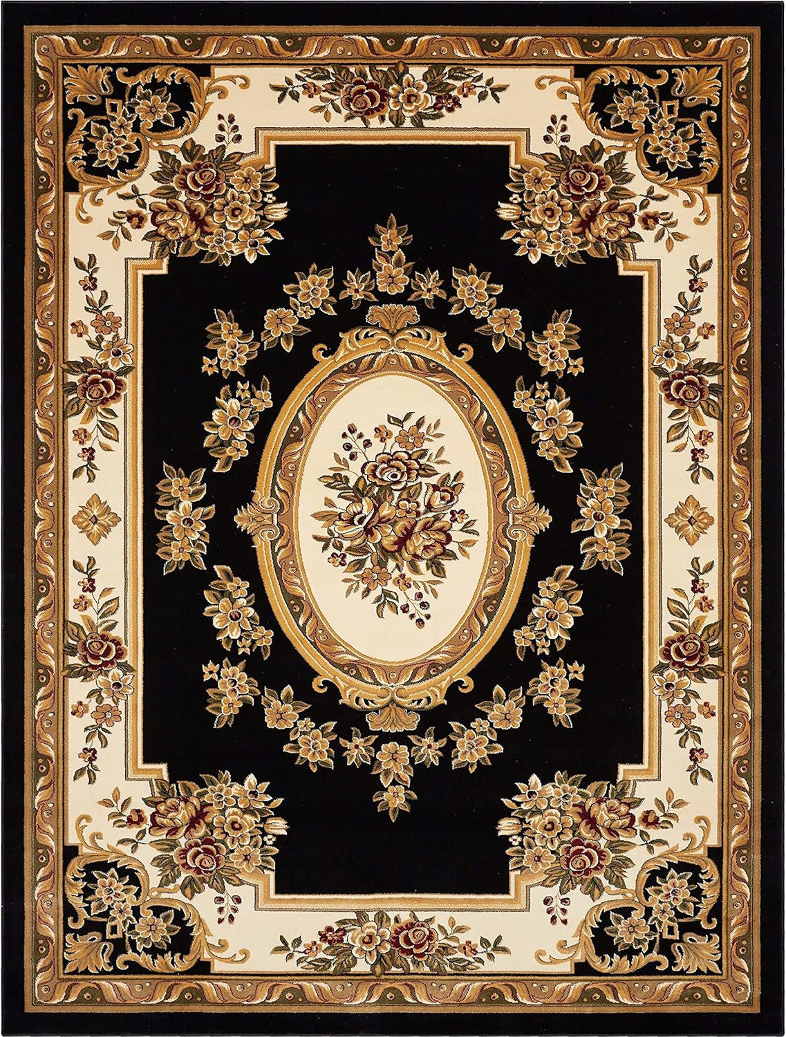 Well Woven Alfombra atemporal Le Petit Palais Red Traditional Area 2 pies 3 pulgadas X 3 pies 11 pulgadas, Polipropileno
