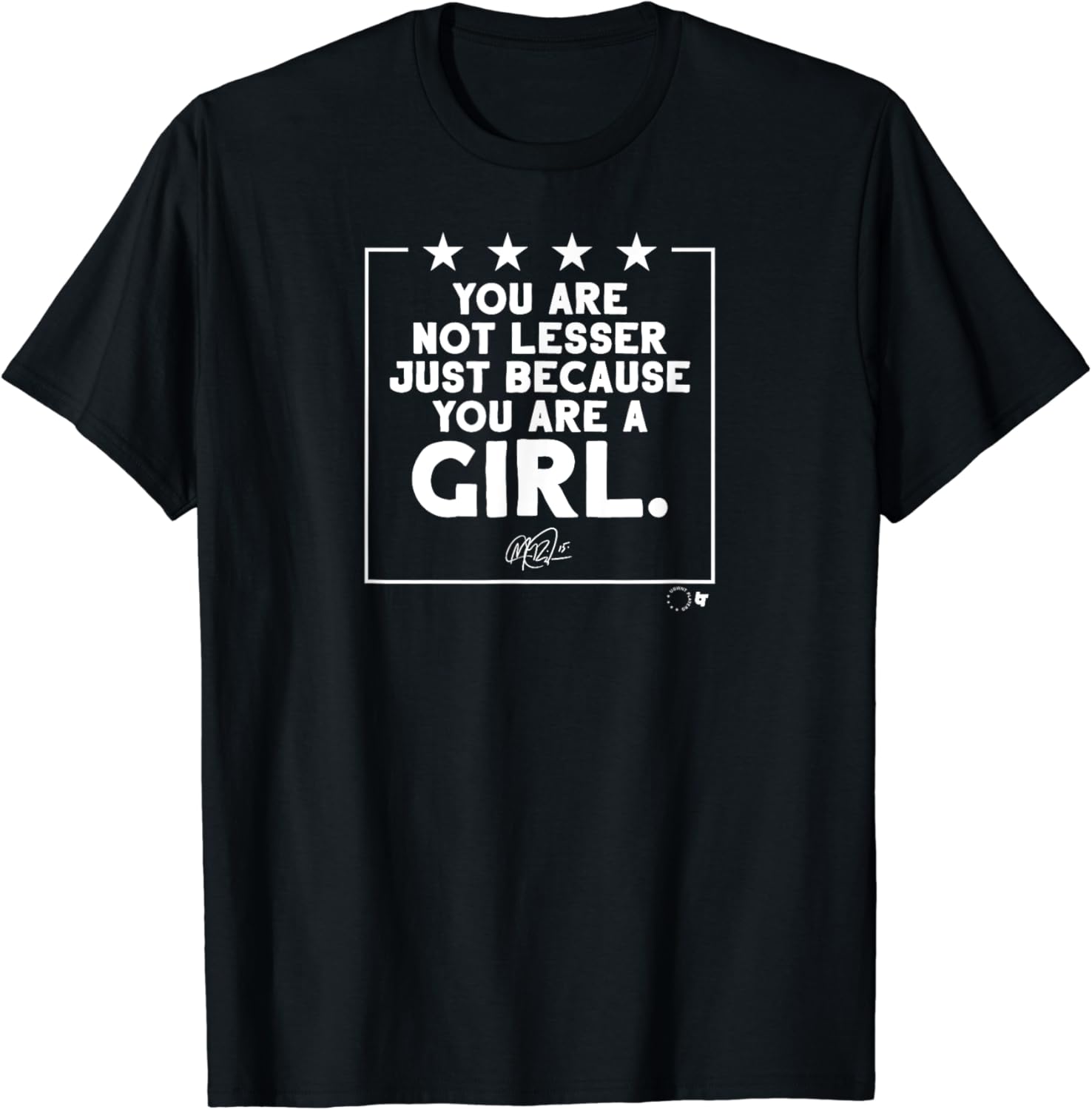 Camiseta con licencia oficial de Megan Rapinoe – Rapinoe Girl, Negro, S
