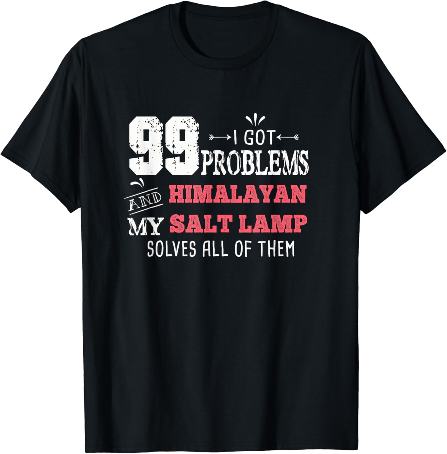 Camiseta divertida de la lámpara de sal del Himalaya