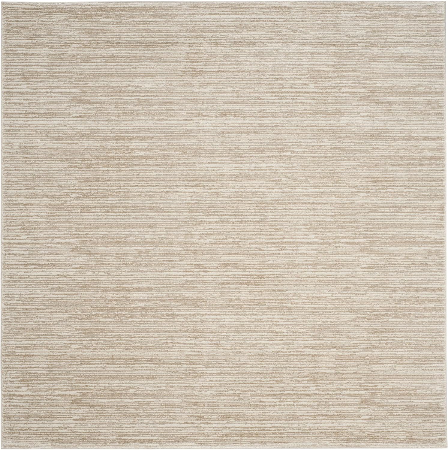 Safavieh – Tapete cuadrado de 3 pies, moderno y chic que no desprende pelusas, ideal para sala de estar y dormitorio, color crema en tonos ombré,